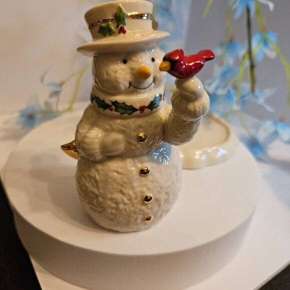 Lenox Happy Holly Days Snowman Salt and Pepper - Picture 6 of 15